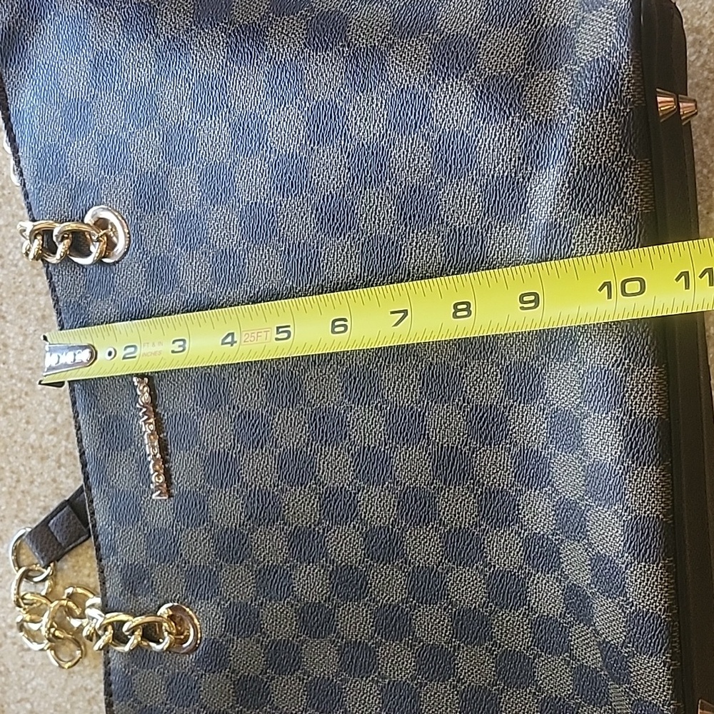 Montana West Chain Shoulder Strap Handbag Totebag - Picture 12 of 14